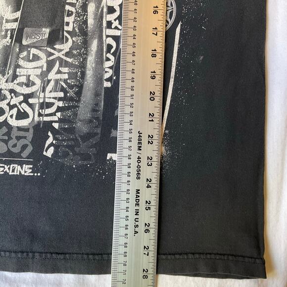 Dyse One Men T-shirt size L Short Sleeve Marilyn Monroe Hate It Or Love It Black - Picture 4 of 7